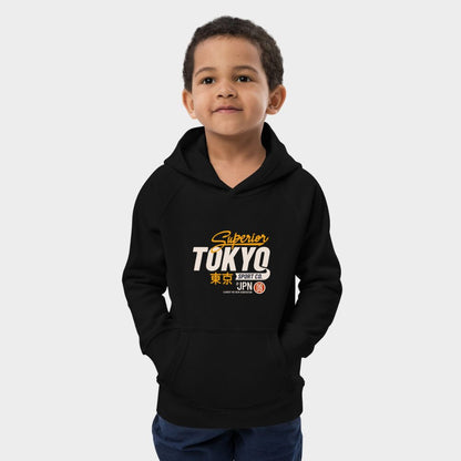 LouVoyage - Hoodie Boys - Tokyo Racer - Black & Gray - 4/12Y