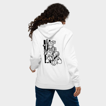 LouVoyage - Hoodie Women - Tokyo in Action - White - XS/3XL