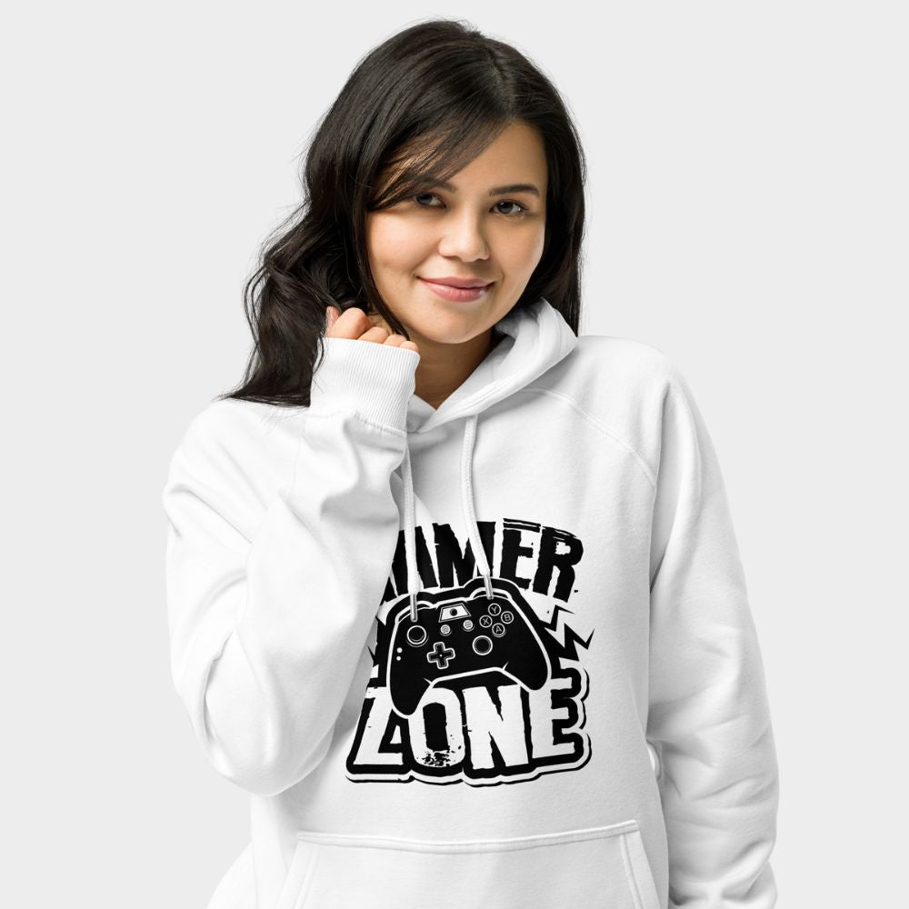 LouVoyage - Hoodie Women - Gamer Zone - White - XS/3XL