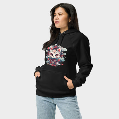 LouVoyage - Hoodie Women - Fox Shinto - Black & White - XS/3XL