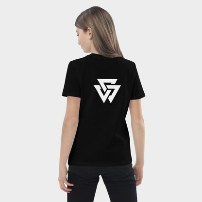 LouVoyage - T-shirt Girls - Activated - Black & Blue - 3/13Y