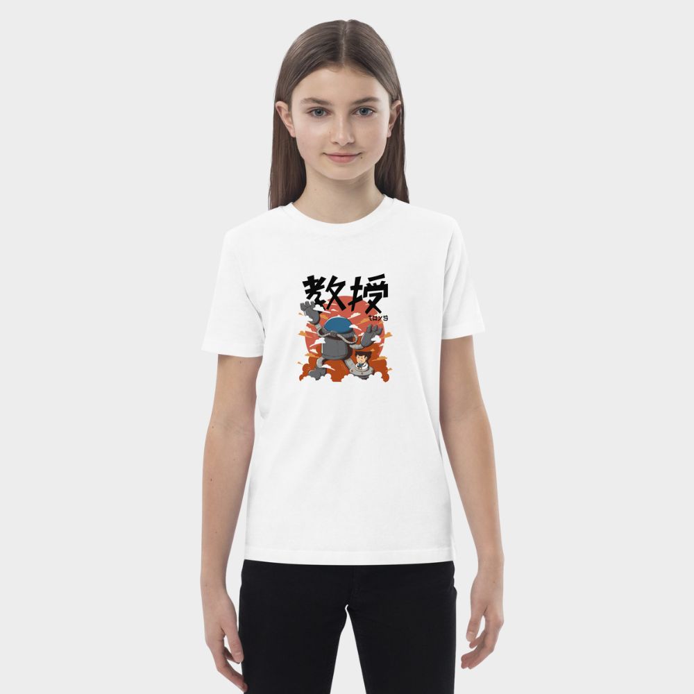 LouVoyage - T-shirt Girls - Kawaii Heroes - White - 3/13Y