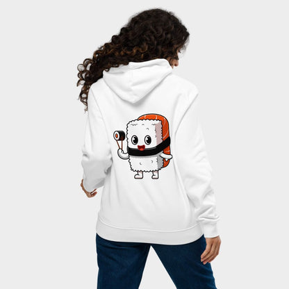 LouVoyage - Hoodie Women - Kawaii Sushi - White - XS/3XL