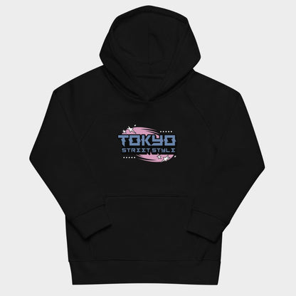 LouVoyage - Hoodie Girls - Tokyo Street Style - Black & Gray - 4/12Y