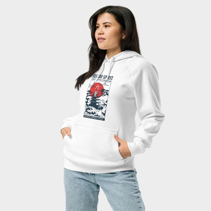 LouVoyage - Hoodie Women - Bushido Spirit - White - XS/3XL