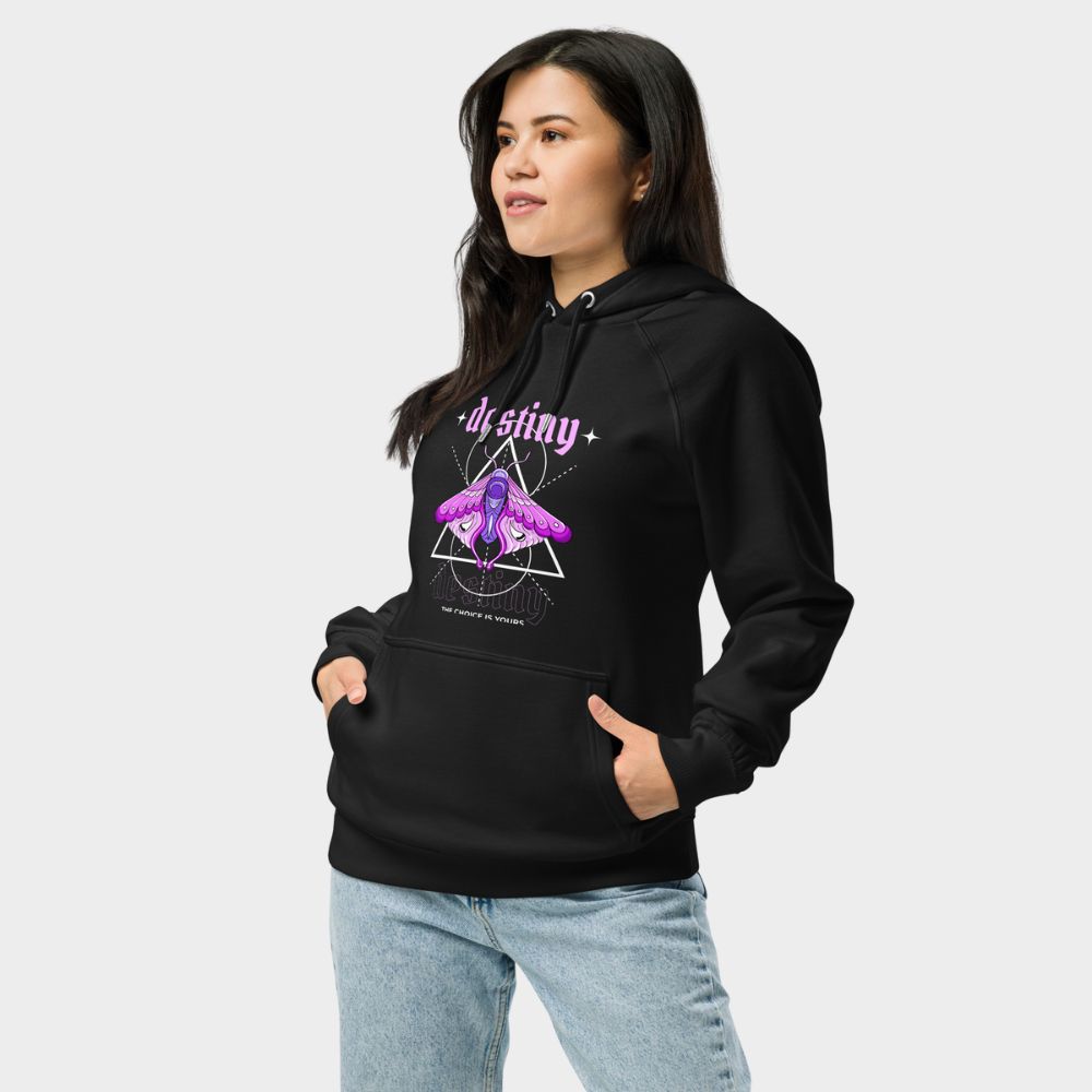 LouVoyage - Hoodie Women - Butterfly of Destiny - Black - XS/3XL