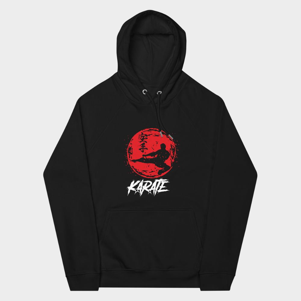 LouVoyage - Hoodie Men - Karate of the Rising Sun - Black - XS/3XL