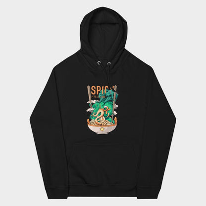 LouVoyage - Hoodie Women - Dragon x Spicy Ramen - Black - XS/3XL