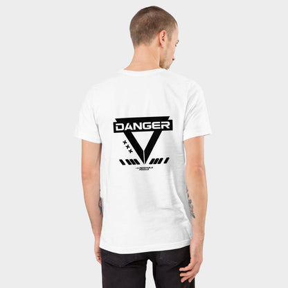 LouVoyage - T-shirt Men - Urban Style - White & Gray - XS/3XL