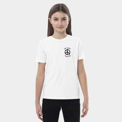 LouVoyage - T-shirt Girls - Be Kind - White - 3/13Y