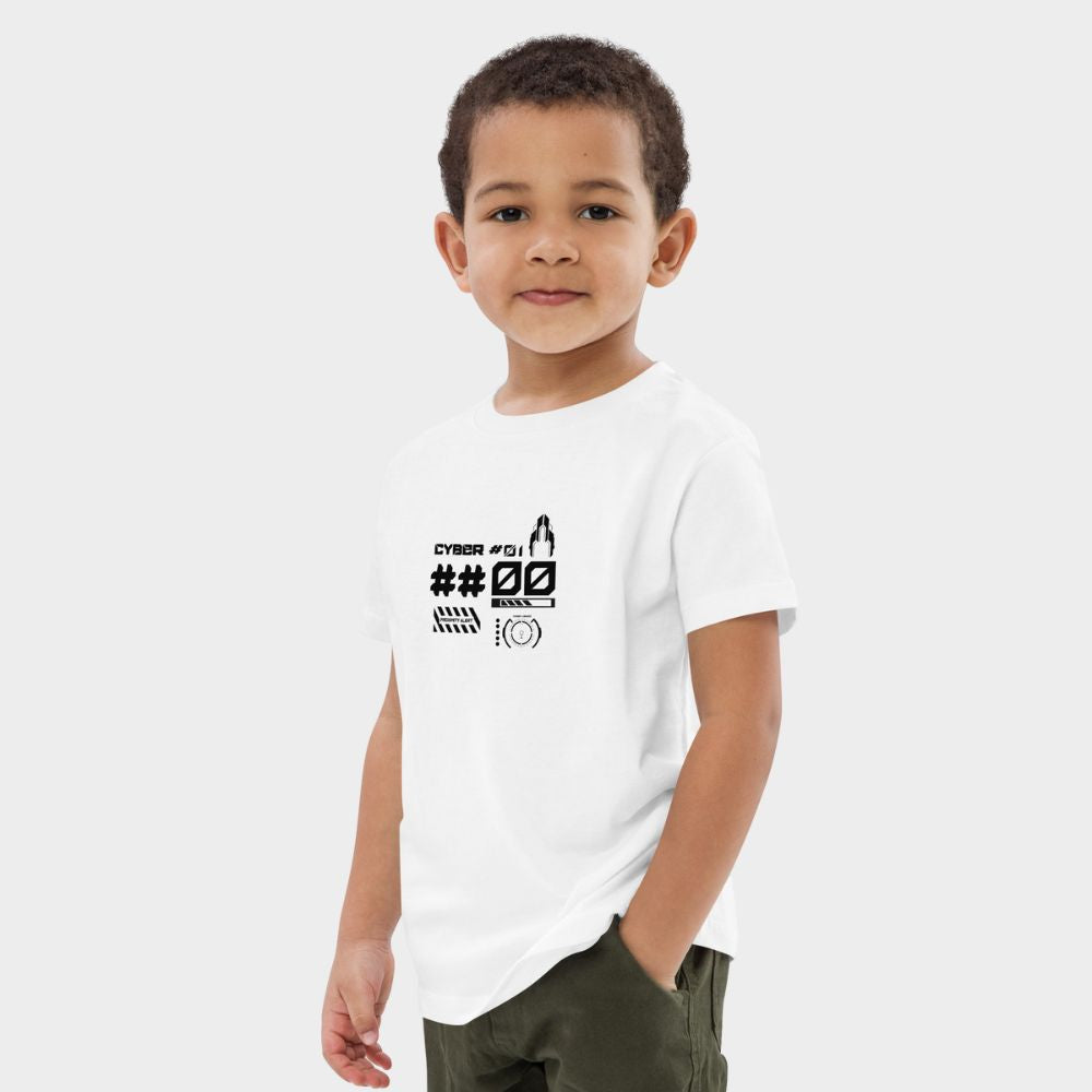 LouVoyage - T-shirt Boys - Cyber #00 - White - 3/13Y