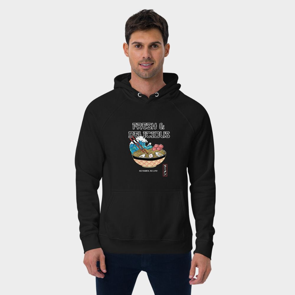 LouVoyage - Hoodie Men - Fresh Ramen - Black - XS/3XL