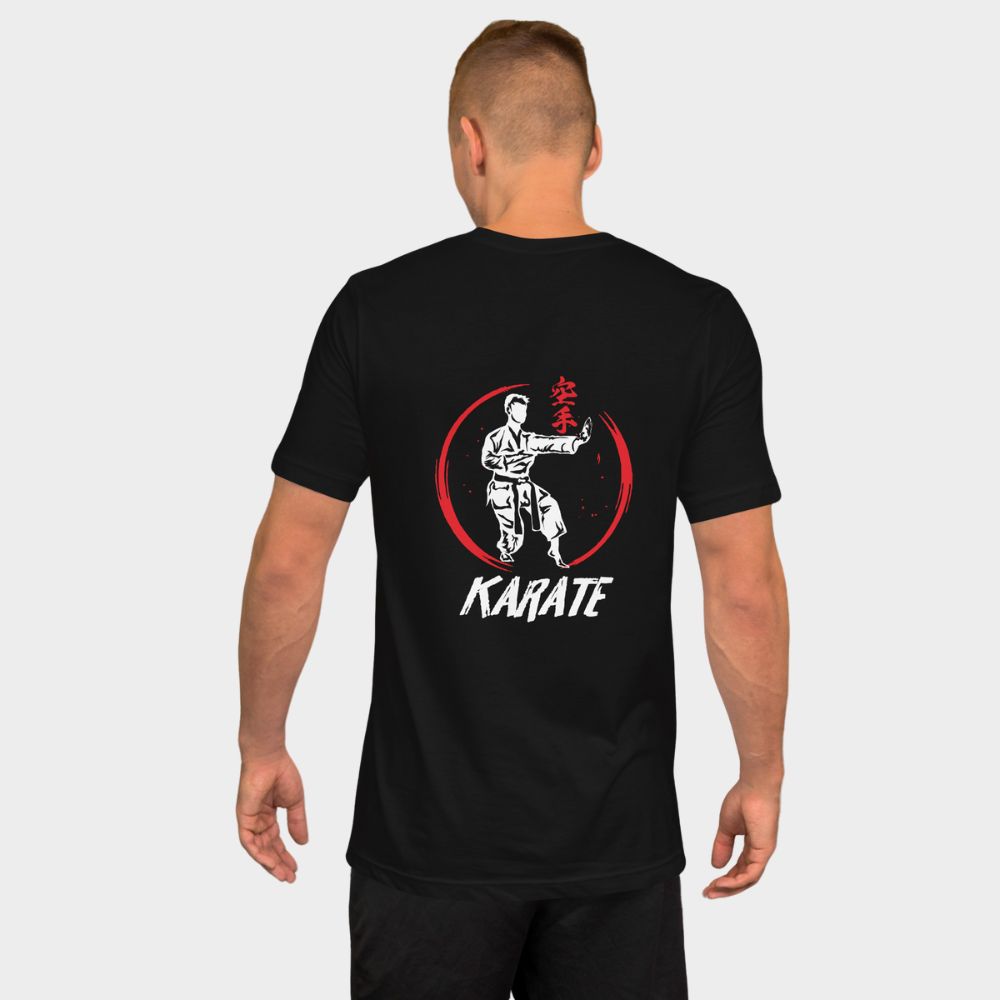 LouVoyage - T-shirt Men - Karate Style - Black - XS/3XL