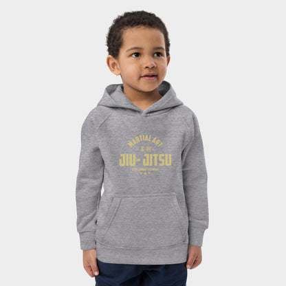 LouVoyage - Hoodie Boys - Jiu Jitsu - Black & Gray - 4/12Y