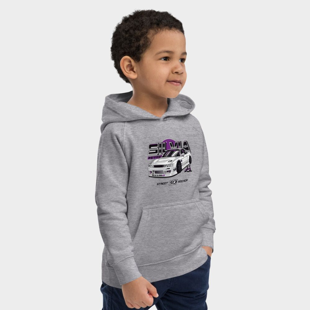 LouVoyage - Hoodie Boys - Silvia S13 - Gray - 4/12Y