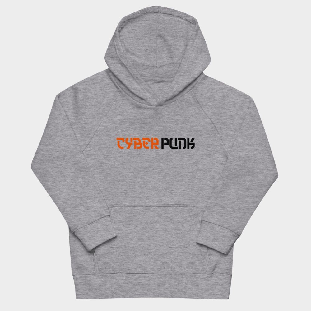 LouVoyage - Hoodie Girls - Cyberpunk - Gray - 4/12Y