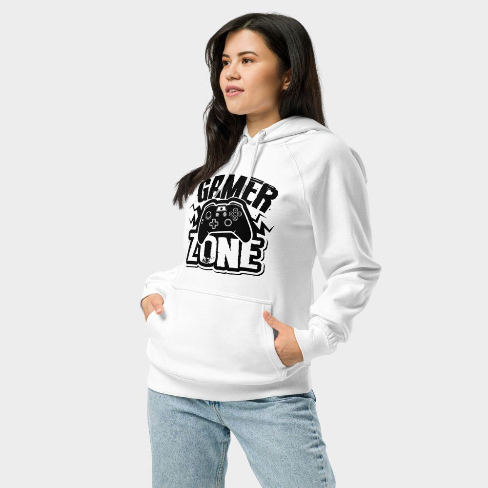 LouVoyage - Hoodie Women - Gamer Zone - White - XS/3XL