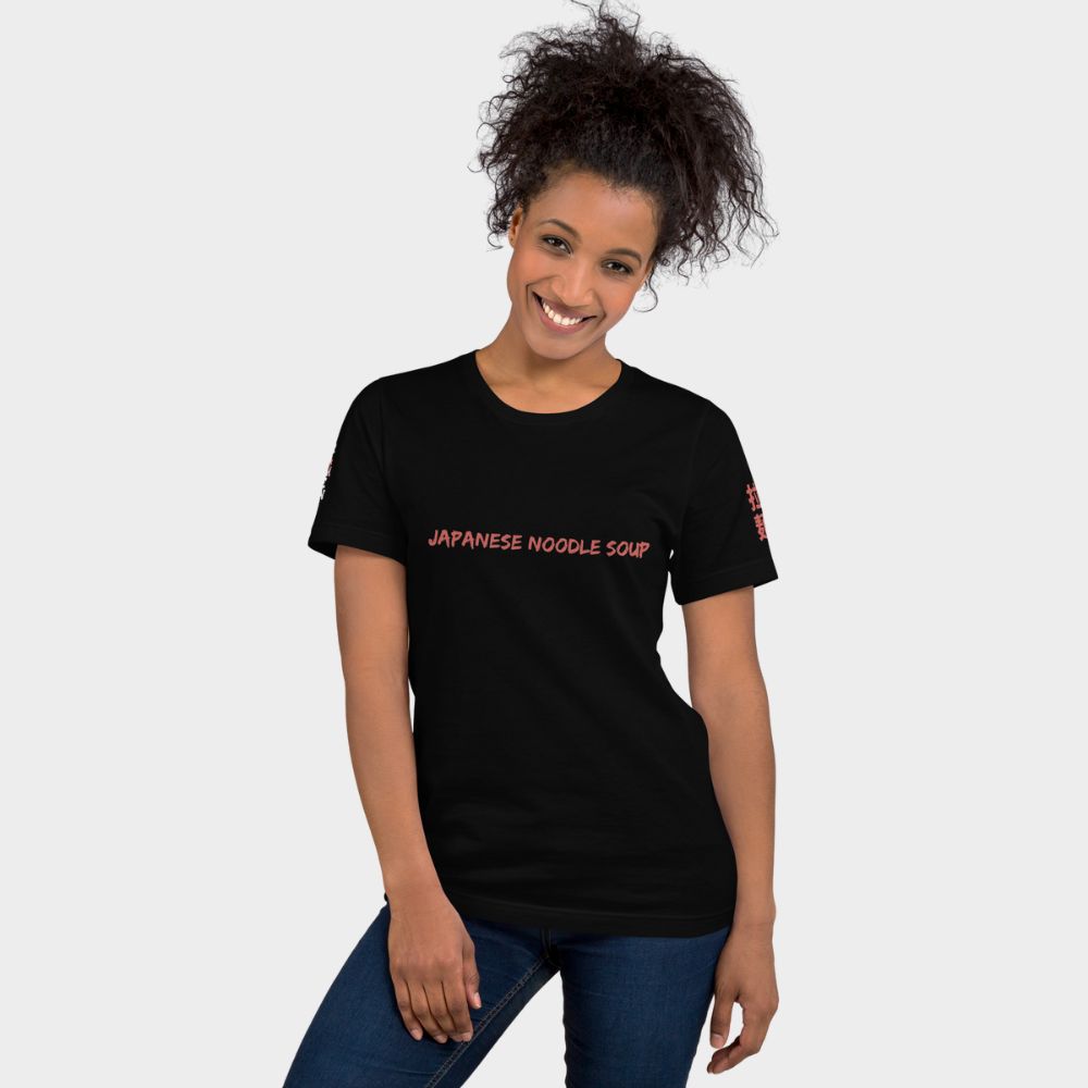 LouVoyage - T-shirt Women - Ramen - Black - XS/3XL