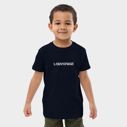 LouVoyage - T-shirt Boys - Escape Matrice - Black & Blue - 3/13Y