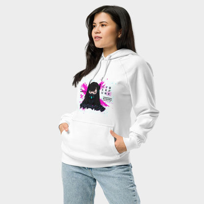 LouVoyage - Hoodie Women - Cyberpunk Women - White - XS/3XL