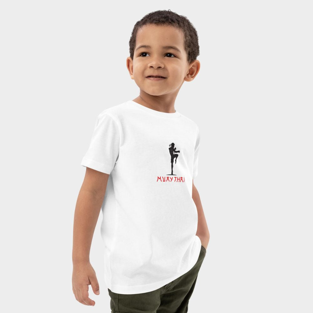 LouVoyage - T-shirt Boys - Muay Thai - White - 3/13Y