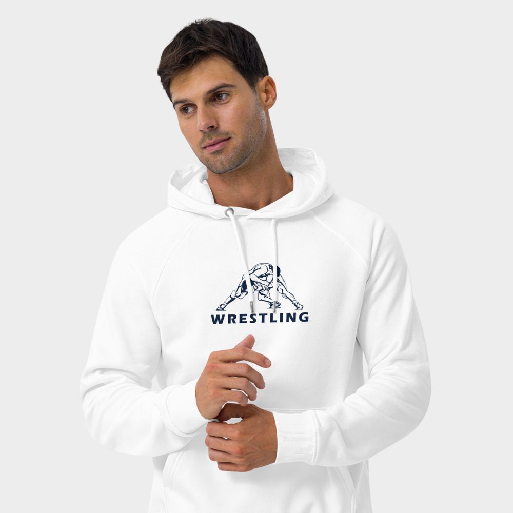 LouVoyage - Hoodie Men - Wrestling - White - XS/3XL