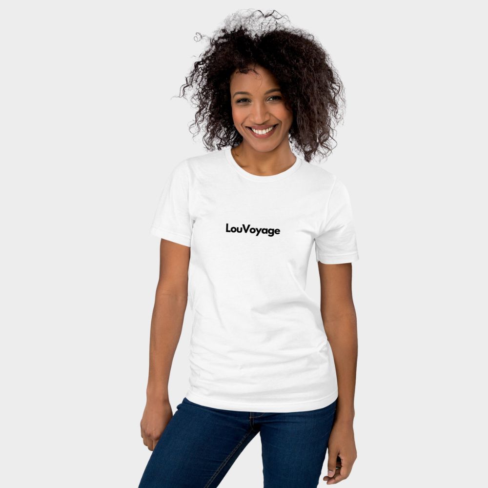 LouVoyage - T-shirt Women - Dragon Tattoo - White & Gray - XS/3XL