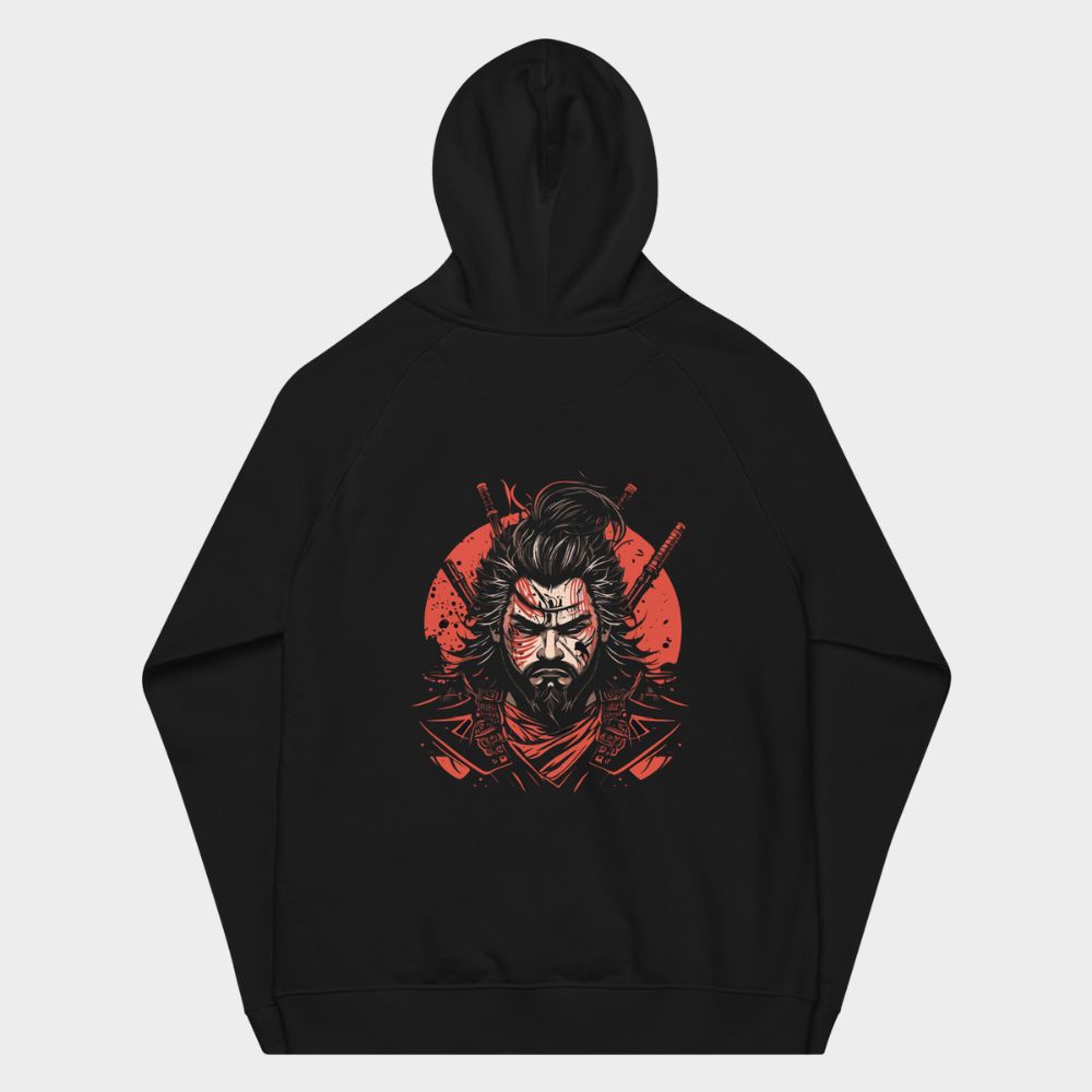 LouVoyage - Hoodie Men - Samurai Sensei - Black - XS/3XL