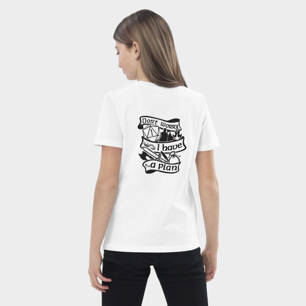 LouVoyage - T-shirt Girls - Dice of Destiny - White - 3/13Y