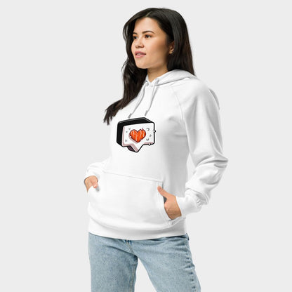 LouVoyage - Hoodie Women - Kawaii Sushi - White - XS/3XL