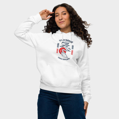 LouVoyage - Hoodie Women - Bonsai - White - XS/3XL