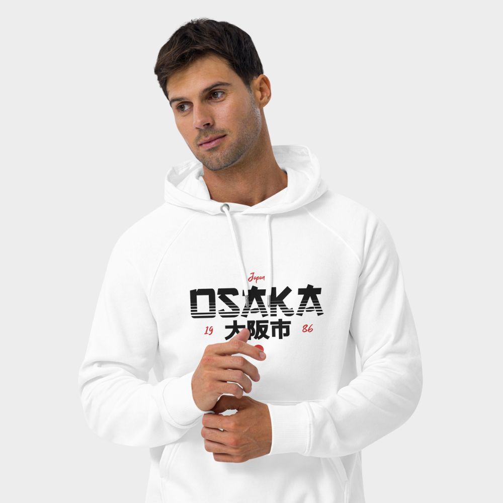 LouVoyage - Hoodie Men - Osaka Style - White - XS/3XL