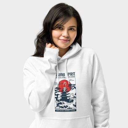 LouVoyage - Hoodie Women - Bushido Spirit - White - XS/3XL