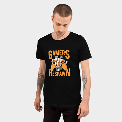 LouVoyage - T-shirt Men - Gamer's Motto - Black - XS/3XL