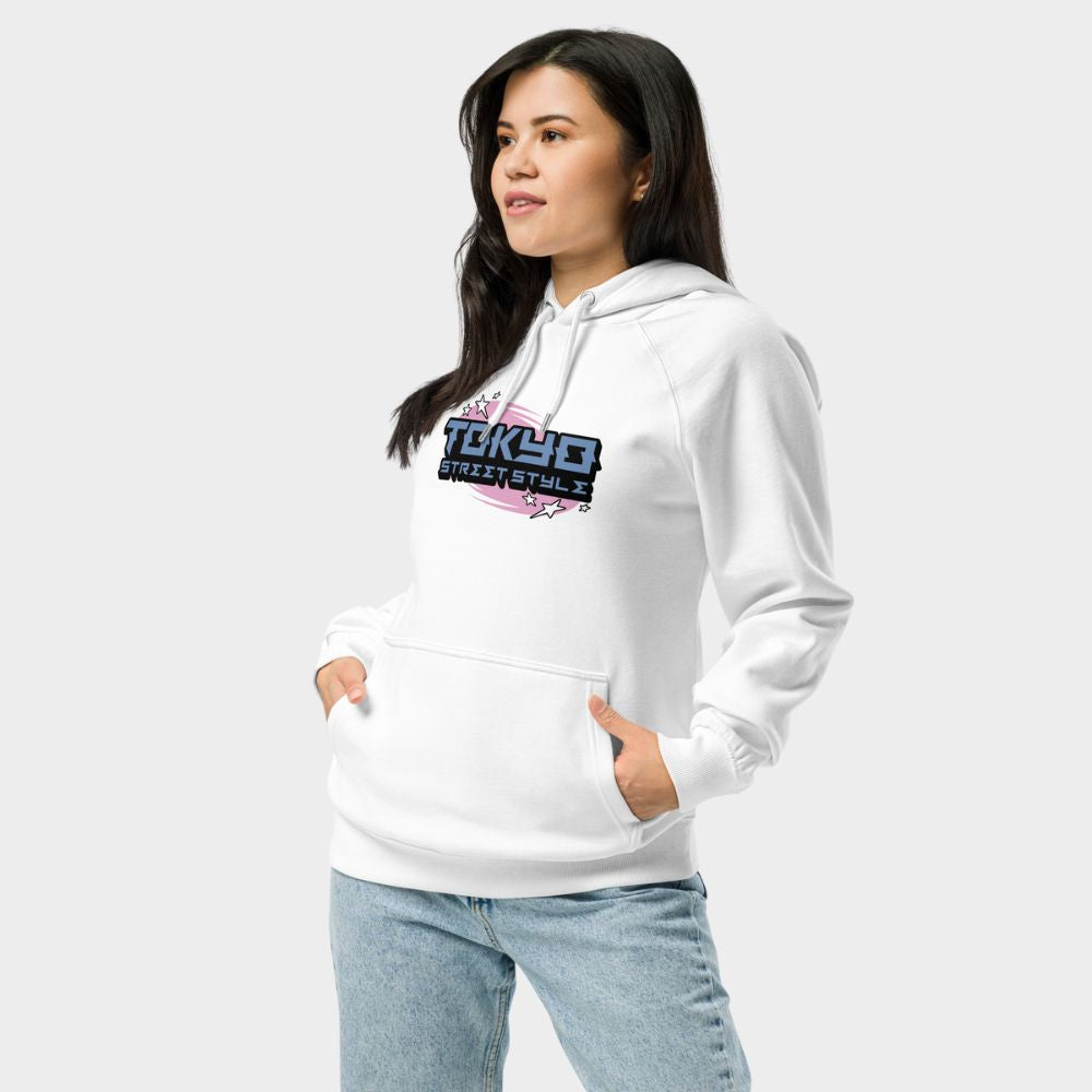 LouVoyage - Hoodie Women - Tokyo in Action - White - XS/3XL