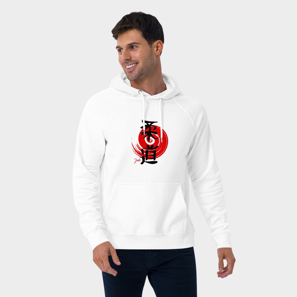 LouVoyage - Hoodie Men - Judo Sign - White - XS/3XL