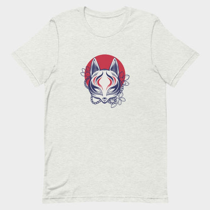 LouVoyage - T-shirt Women - Kitsune Mask - Black - XS/3XL