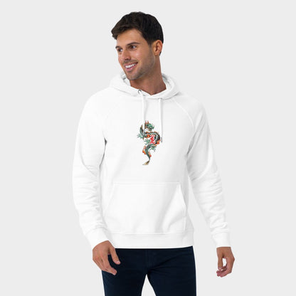 LouVoyage - Hoodie Men - Dragon - Black & White - XS/3XL