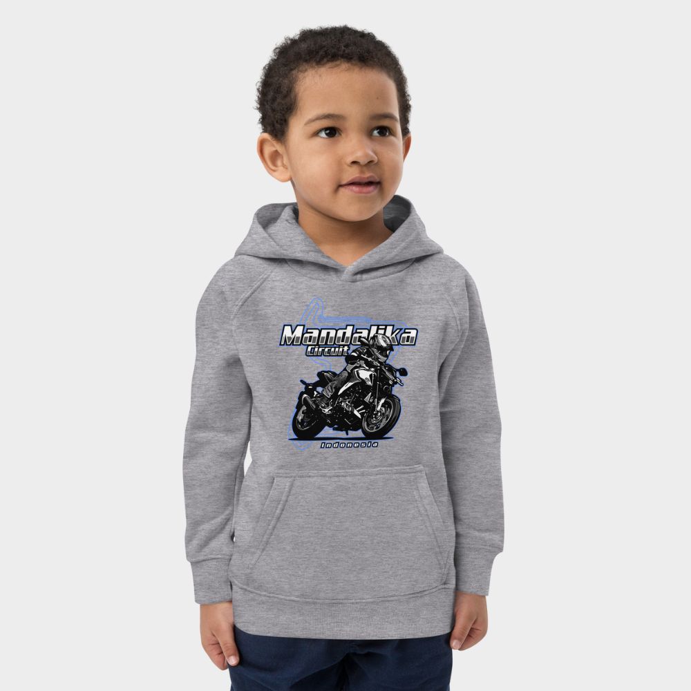 LouVoyage - Hoodie Boys - Mandalika Circuit - Gray - 4/12Y