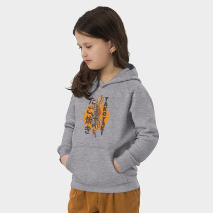 LouVoyage - Hoodie Girls - Takoyaki - Gray - 4/12Y