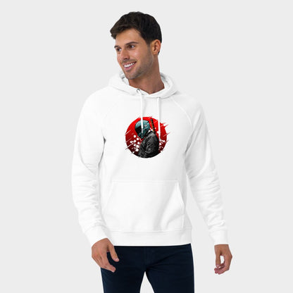 LouVoyage - Hoodie Men - Samurai Rider - Black & White - XS/3XL