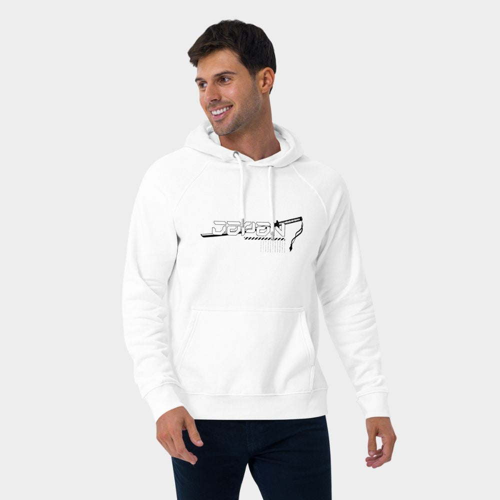 LouVoyage - Hoodie Men - Cyber Samurai - White - XS/3XL