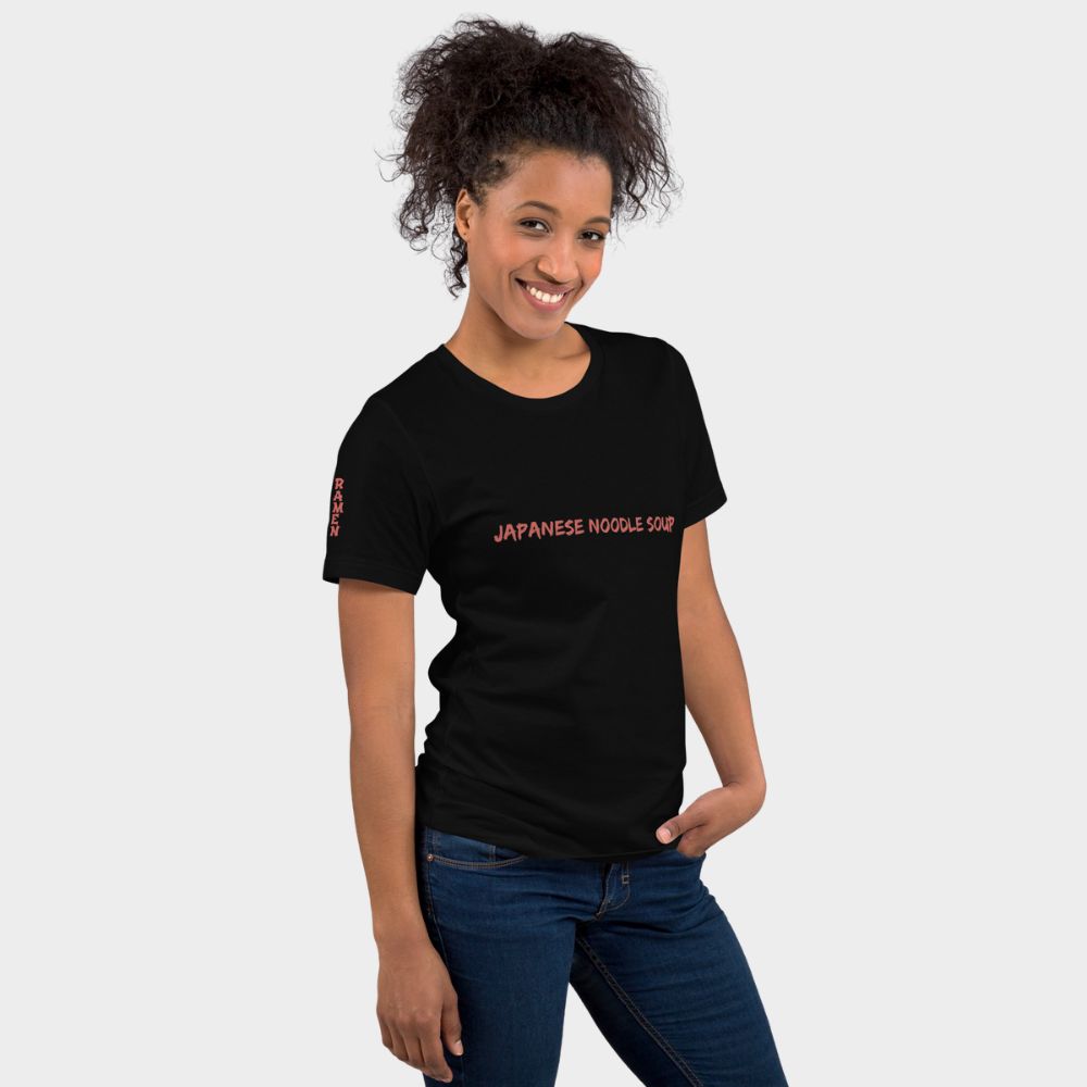 LouVoyage - T-shirt Women - Ramen - Black - XS/3XL