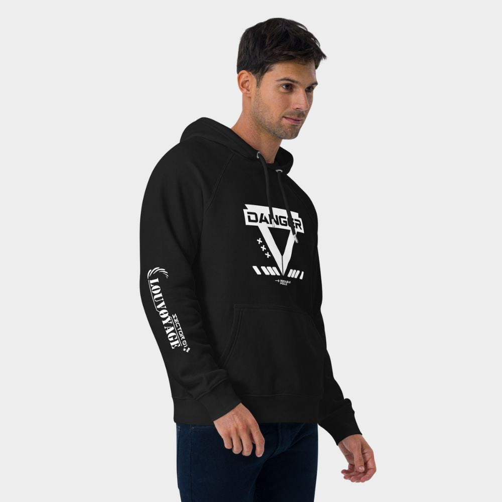 LouVoyage - Hoodie Men - Urban Style - Black - XS/3XL