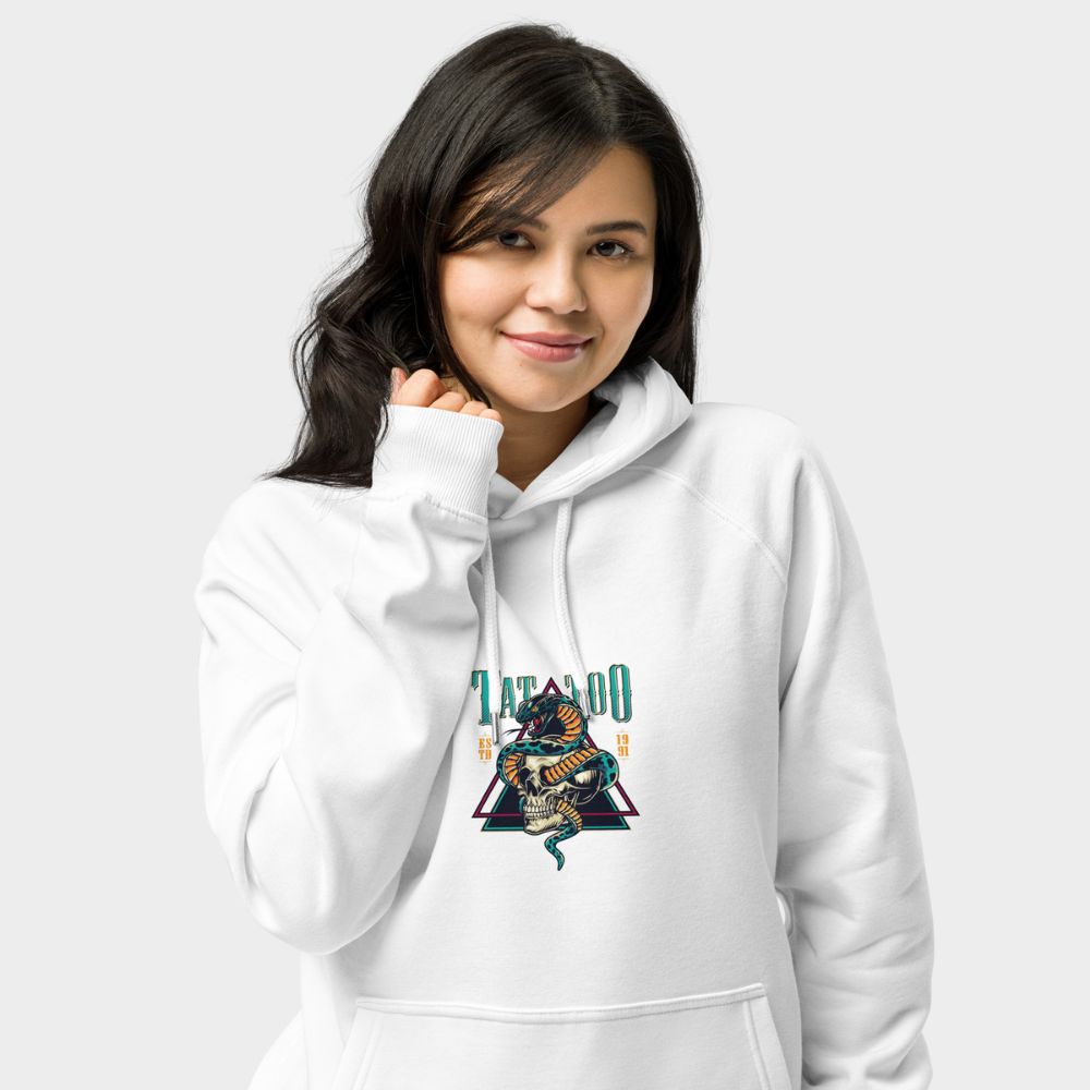 LouVoyage - Hoodie Women - Tattoo - Black & White - XS/3XL