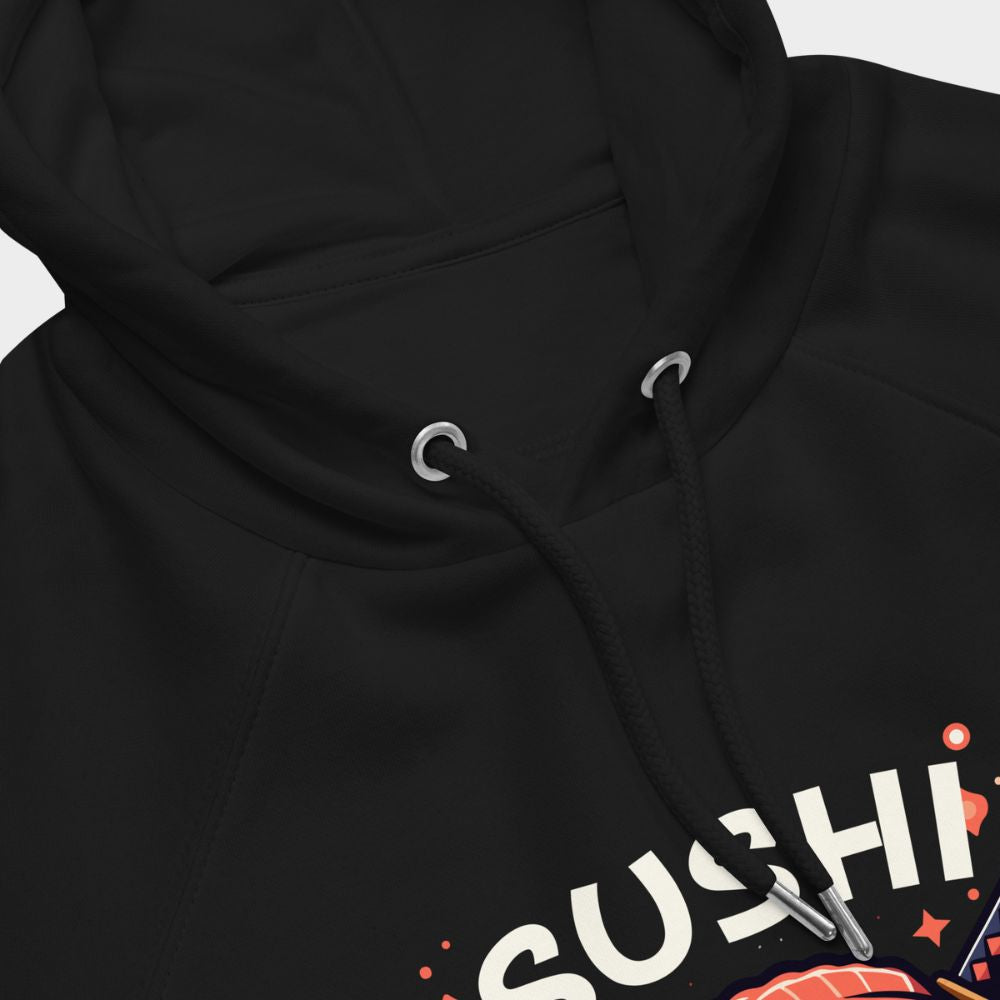 LouVoyage - Hoodie Women - Samurai Sushi - Black - XS/3XL