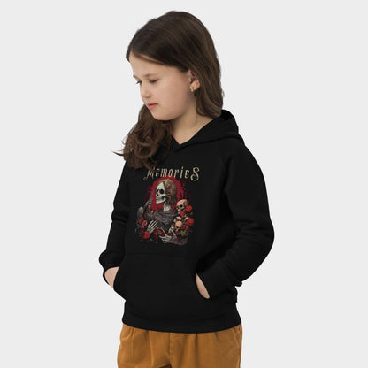 LouVoyage - Hoodie Girls - Memories - Black - 4/12Y