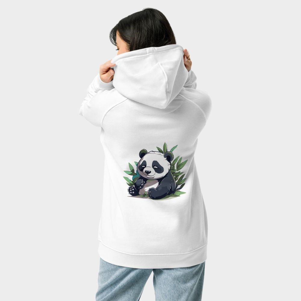 LouVoyage - Hoodie Women - Kawaii Panda - Black & White - XS/3XL