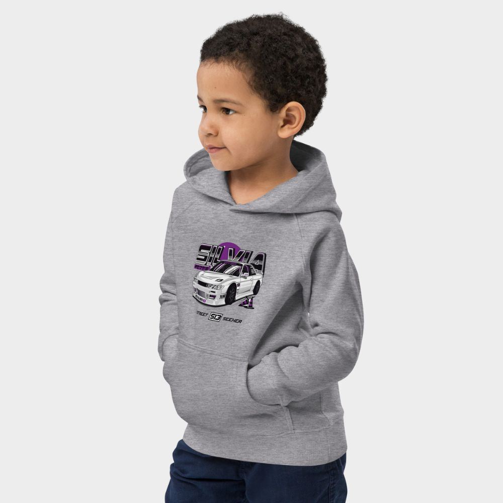 LouVoyage - Hoodie Boys - Silvia S13 - Gray - 4/12Y