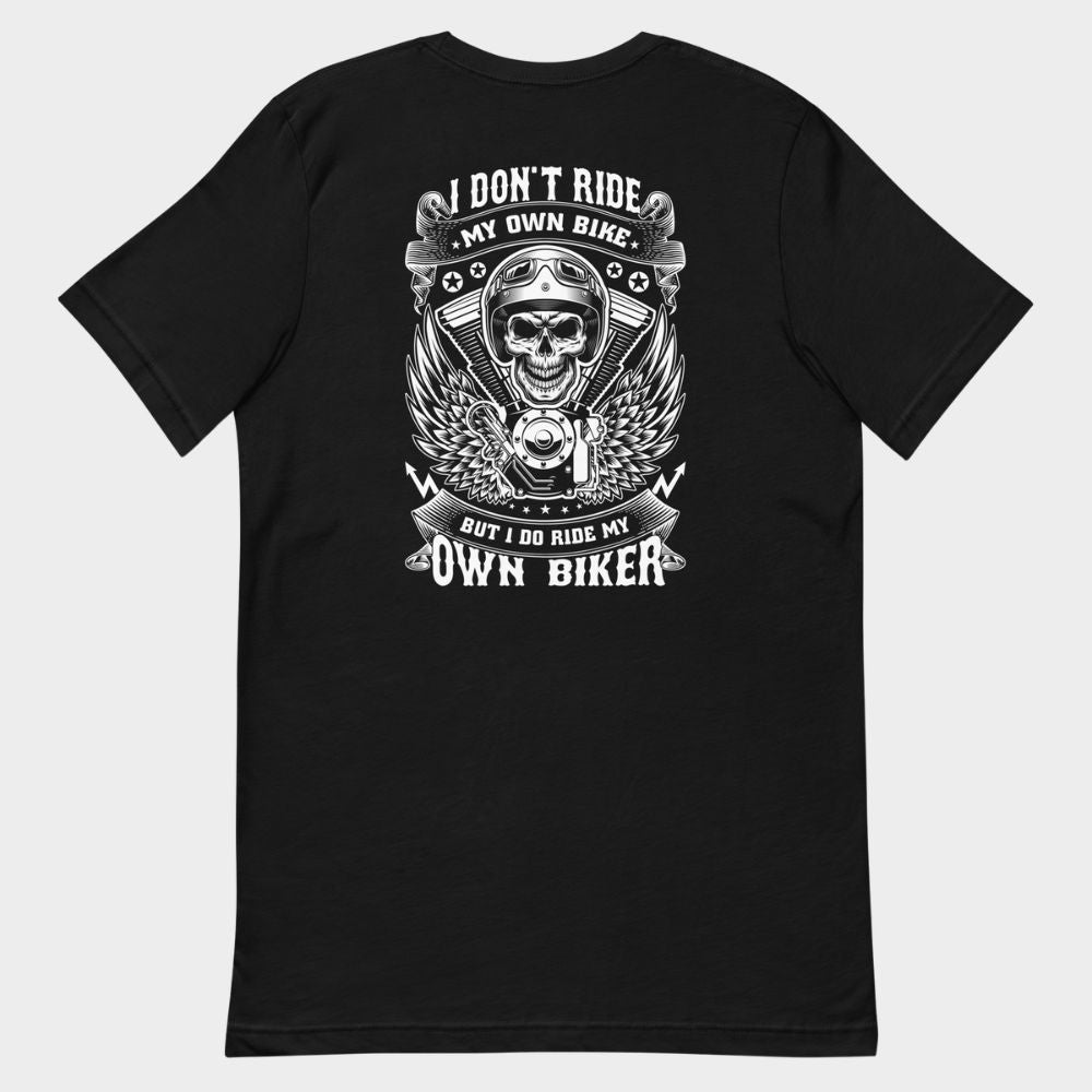 LouVoyage - T-shirt Men - Biker's Motto - Black - XS/3XL